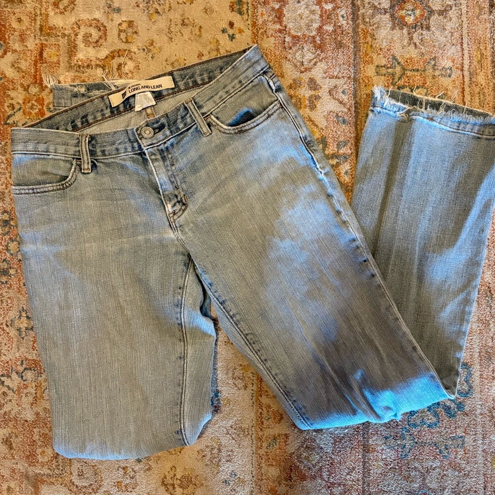 GAP Faded Blue Ankle Jeans